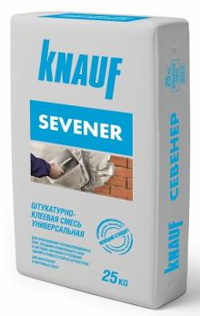 Штукатурно-клеевая смесь цементная Knauf Sevener, 25 кг